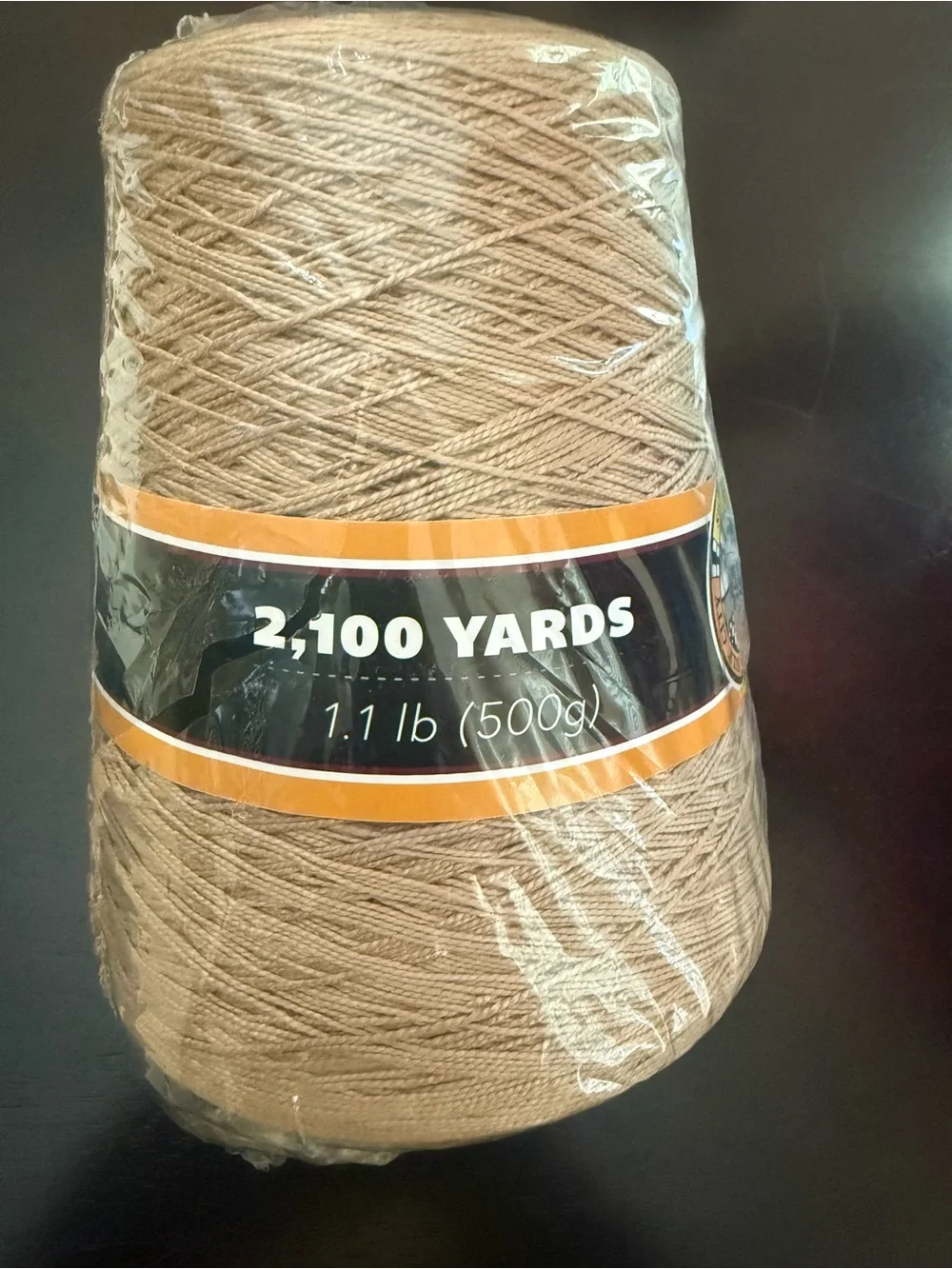 Silk City Tan Perle Cotton Thread - 100% Mercerized - Linen